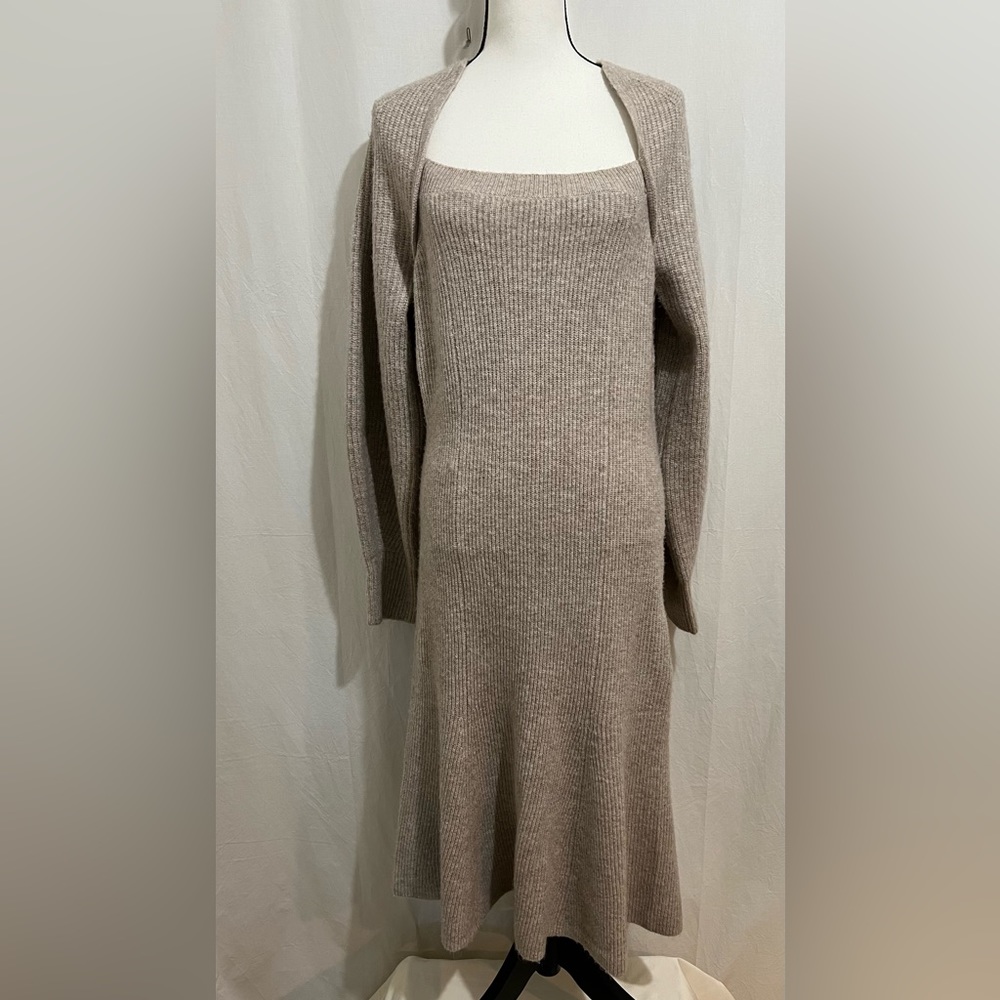 Scoop, sweater dress color Beige size XL